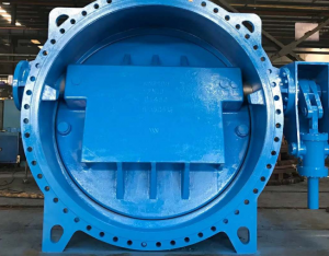 Slightly positive slow closing butterfly check valve DH47X-16Q